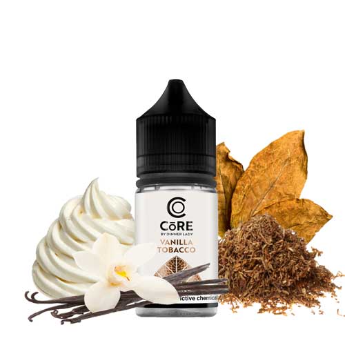 dinner lady vanilla tobacco Vanilla Tobacco Salt – Core Dinner lady – 360 To Vape Core Saltnic