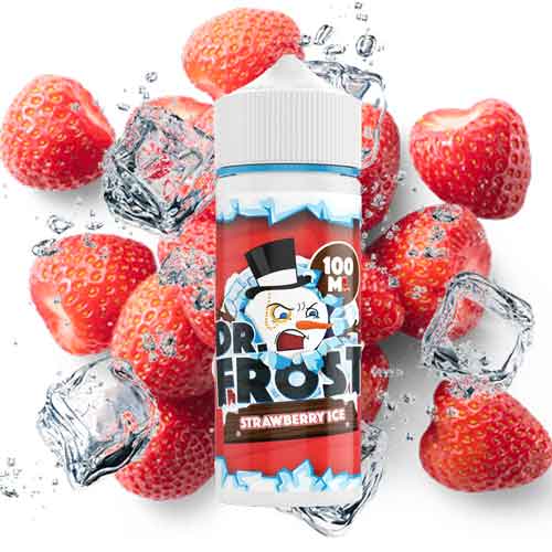 Strawberry Ice By Dr Frost  360 To Vape Dubai Abu Dhabi Best e-juice