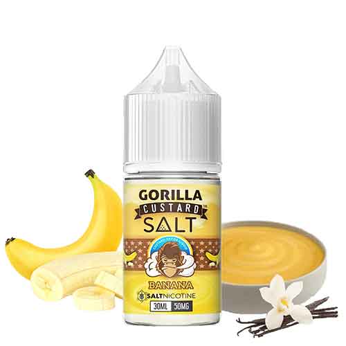 Gorilla Custard Salt – Banana – 30ML