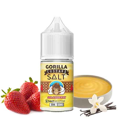 Gorilla Custard Salt – Strawberry – 30ML