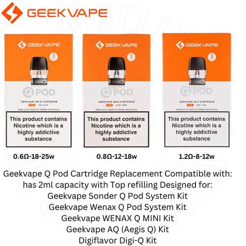 Wenax Q Pod Replacement – 360 To Vape –